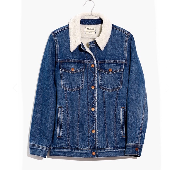 {Madewell} Oversized Denim Jacket in Donaway Wash Size L